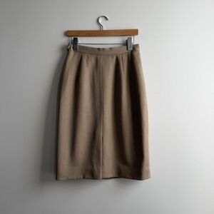 Brooks Brothers Khaki Pencil Skirt